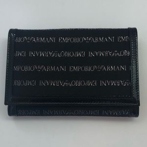 Emporio Armani Black & Silver Wallet